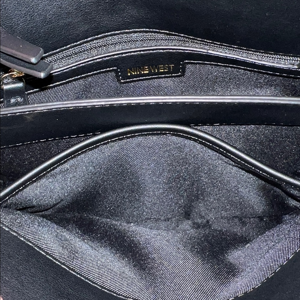 NINE WEST Ellie a List Crossbody Denim Logo - Picture 12 of 13